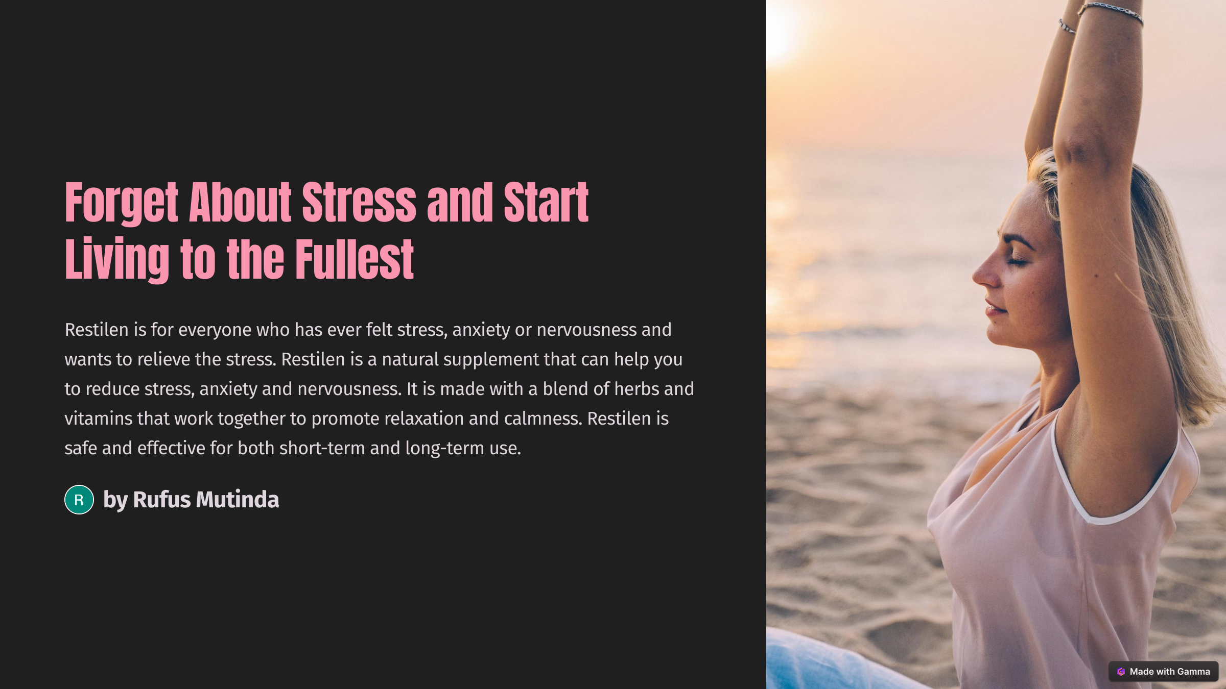 Restilen: The Ultimate Stress-Relief Solution for a Calm Mind<br />
