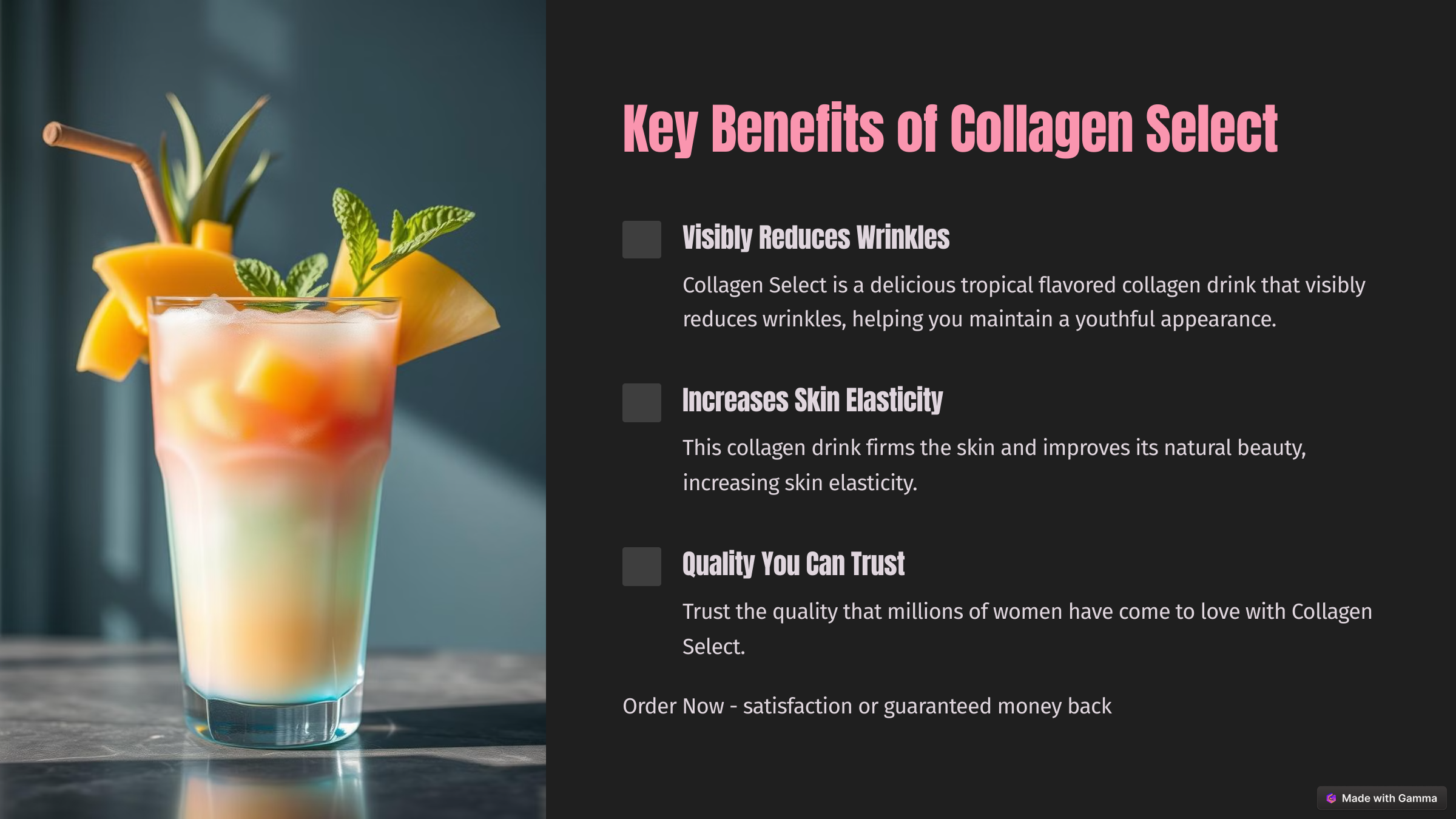 The Anti-Aging Power of Collagen Select for Your Youthful Skin<br />
