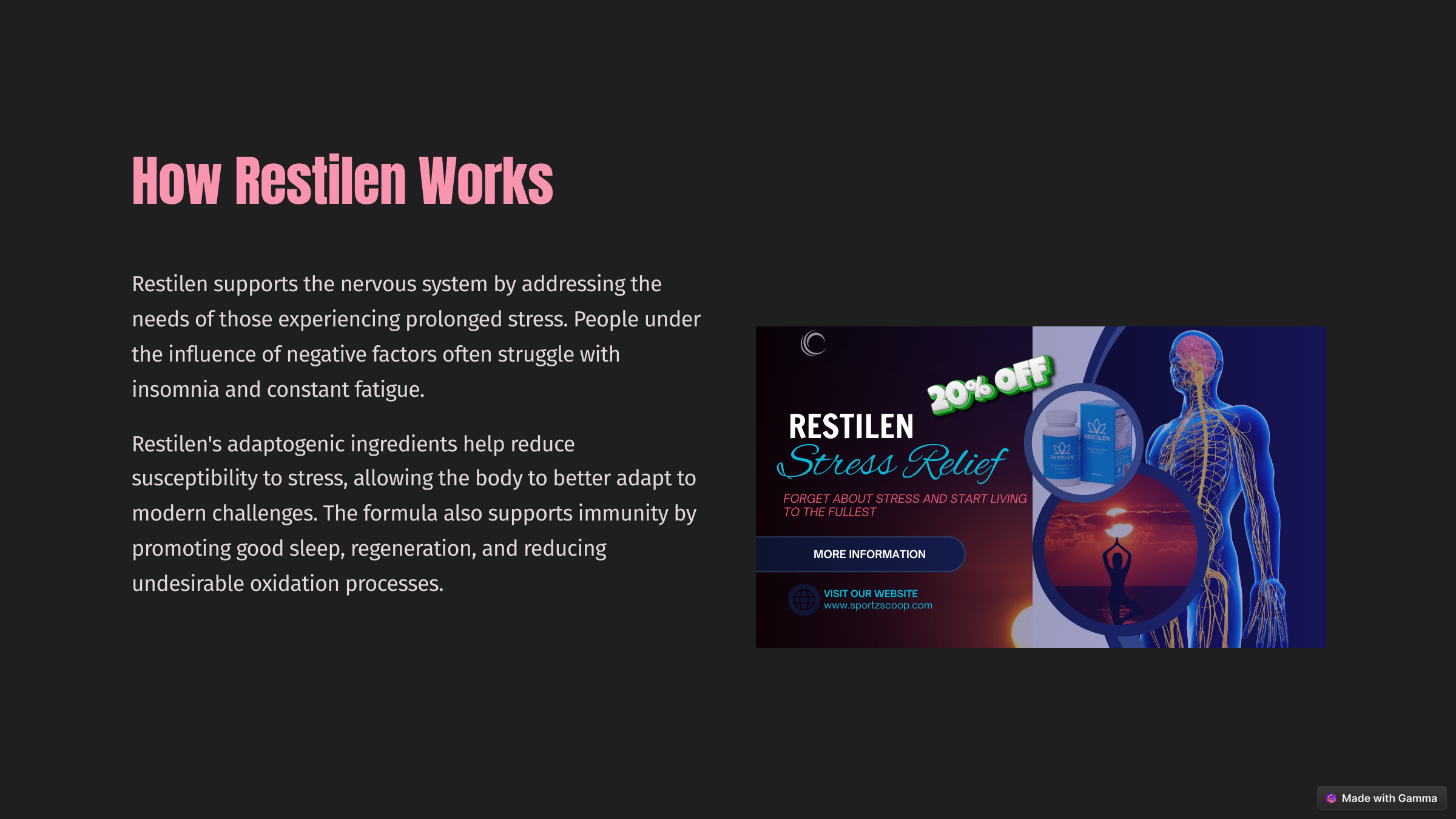 Restilen: The Ultimate Stress-Relief Solution for a Calm Mind<br />
